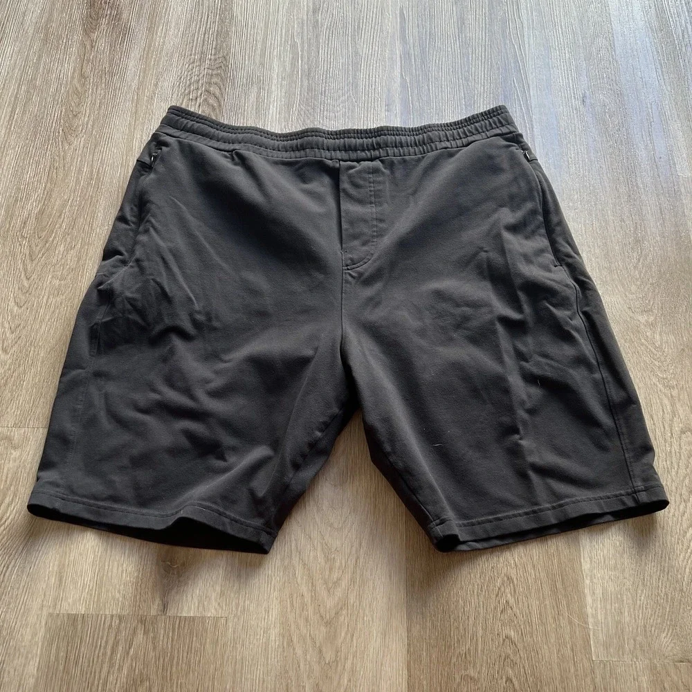 Public Rec Black Shorts Men's Size 42 R Good Condition Active Sports